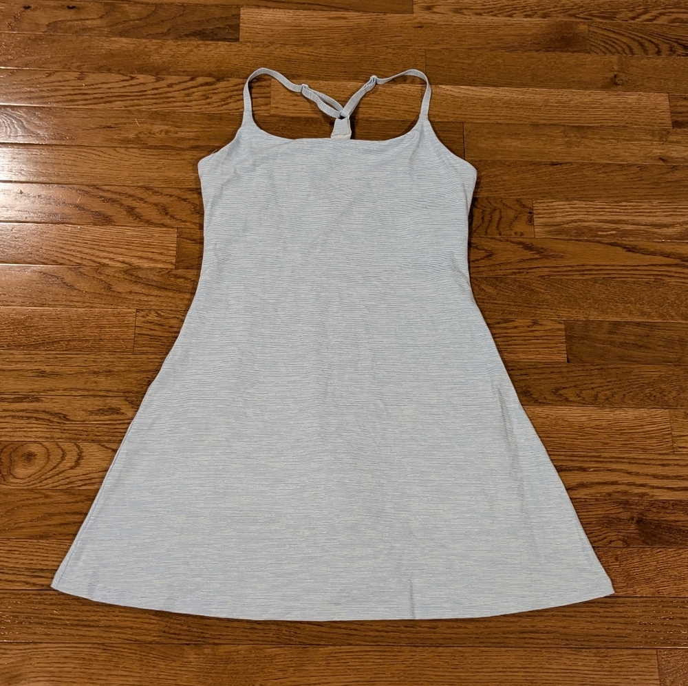 Outdoor Voices Heather Light Blue The Exercise Dress Medium
